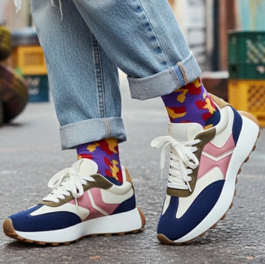 Steve Madden 9 Retro Punk Ecletic Grandpa Streetwear Sporty Escapade Sneaker